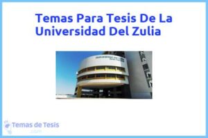 Tesis de La Universidad Del Zulia: Ejemplos y temas TFG TFM