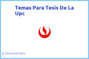 Tesis de La Upc: Ejemplos y temas TFG TFM