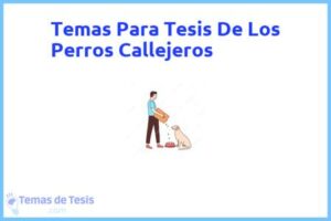 Tesis de Los Perros Callejeros: Ejemplos y temas TFG TFM