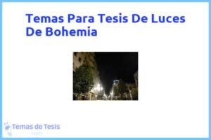 Tesis de Luces De Bohemia: Ejemplos y temas TFG TFM