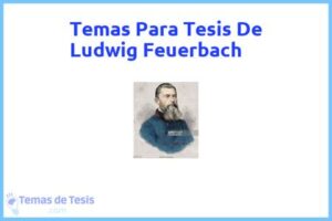 Tesis de Ludwig Feuerbach: Ejemplos y temas TFG TFM