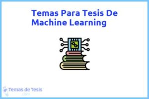 Tesis de Machine Learning: Ejemplos y temas TFG TFM