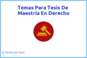Tesis de Maestria En Derecho: Ejemplos y temas TFG TFM