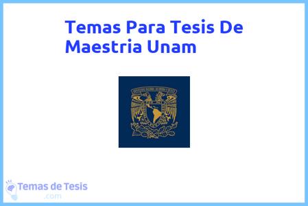 Tesis de Maestria Unam: Ejemplos y temas TFG TFM