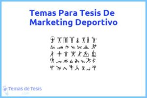 Tesis de Marketing Deportivo: Ejemplos y temas TFG TFM