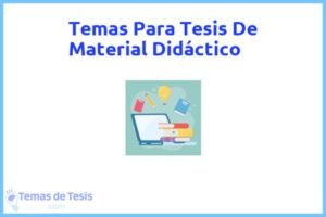 Tesis de Material Didáctico: Ejemplos y temas TFG TFM