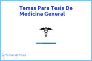 Tesis de Medicina General: Ejemplos y temas TFG TFM
