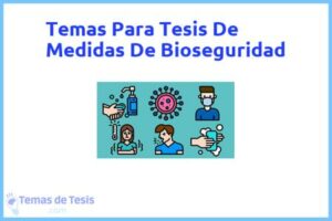 Tesis de Medidas De Bioseguridad: Ejemplos y temas TFG TFM