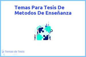 Tesis de Metodos De Enseñanza: Ejemplos y temas TFG TFM