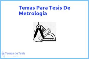 Tesis de Metrologia: Ejemplos y temas TFG TFM