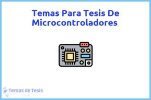 Tesis de Microcontroladores: Ejemplos y temas TFG TFM