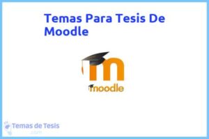 Tesis de Moodle: Ejemplos y temas TFG TFM