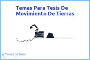 Tesis de Movimiento De Tierras: Ejemplos y temas TFG TFM