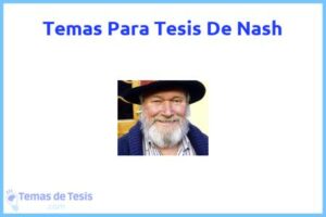 Tesis de Nash: Ejemplos y temas TFG TFM