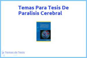 Tesis de Paralisis Cerebral: Ejemplos y temas TFG TFM