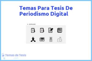 Tesis de Periodismo Digital: Ejemplos y temas TFG TFM