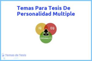 Tesis de Personalidad Multiple: Ejemplos y temas TFG TFM