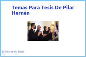 Tesis de Pilar Hernán: Ejemplos y temas TFG TFM