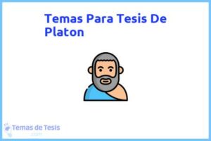 Tesis de Platon: Ejemplos y temas TFG TFM
