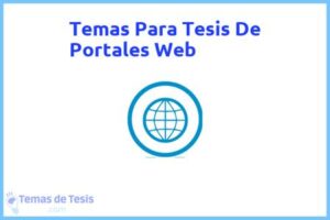 Tesis de Portales Web: Ejemplos y temas TFG TFM