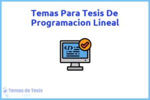 Tesis de Programacion Lineal: Ejemplos y temas TFG TFM