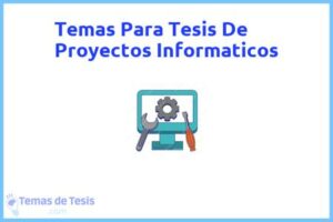 Tesis de Proyectos Informaticos: Ejemplos y temas TFG TFM