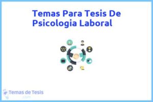 Tesis de Psicologia Laboral: Ejemplos y temas TFG TFM