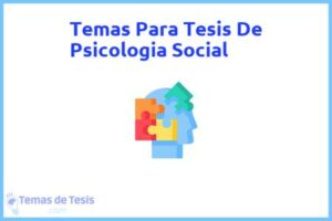 Tesis de Psicologia Social: Ejemplos y temas TFG TFM