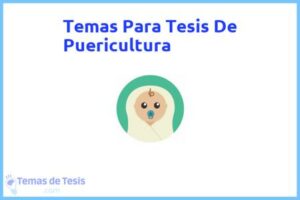 Tesis de Puericultura: Ejemplos y temas TFG TFM