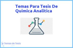 Tesis de Quimica Analitica: Ejemplos y temas TFG TFM