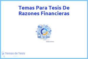 Tesis de Razones Financieras: Ejemplos y temas TFG TFM