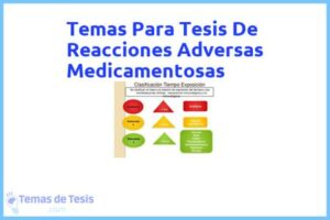 Tesis de Reacciones Adversas Medicamentosas: Ejemplos y temas TFG TFM