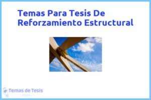 Tesis de Reforzamiento Estructural: Ejemplos y temas TFG TFM