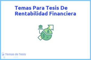 Tesis de Rentabilidad Financiera: Ejemplos y temas TFG TFM