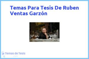 Tesis de Ruben Ventas Garzón: Ejemplos y temas TFG TFM
