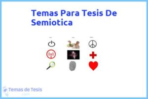 Tesis de Semiotica: Ejemplos y temas TFG TFM