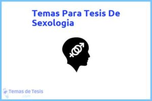 Tesis de Sexologia: Ejemplos y temas TFG TFM