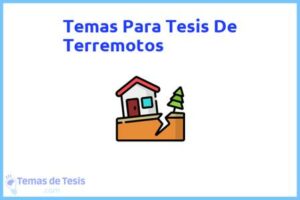 Tesis de Terremotos: Ejemplos y temas TFG TFM