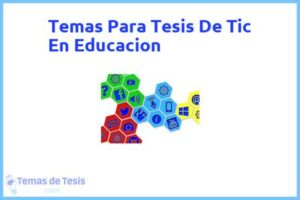 Tesis de Tic En Educacion: Ejemplos y temas TFG TFM