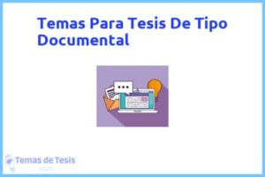Tesis de Tipo Documental: Ejemplos y temas TFG TFM