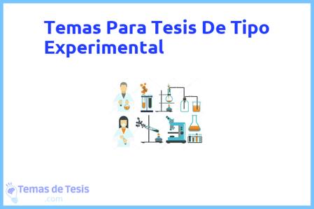 temas de tesis de Tipo Experimental, ejemplos para tesis en Tipo Experimental, ideas para tesis en Tipo Experimental, modelos de trabajo final de grado TFG y trabajo final de master TFM para guiarse