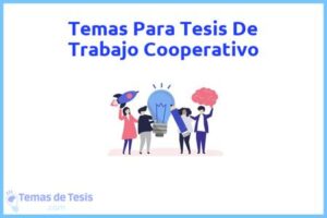 Tesis de Trabajo Cooperativo: Ejemplos y temas TFG TFM
