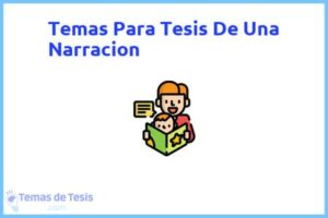 Tesis de Una Narracion: Ejemplos y temas TFG TFM