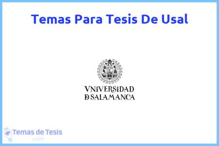temas de tesis de Usal, ejemplos para tesis en Usal, ideas para tesis en Usal, modelos de trabajo final de grado TFG y trabajo final de master TFM para guiarse