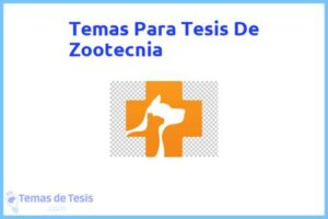 Tesis de Zootecnia: Ejemplos y temas TFG TFM